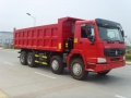 SINOTRUK HOWO 8 x 4 camion-benne avec cabine Standard, 30-60 Ton camion à benne basculante, benne sable