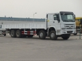Haute qualité SINOTRUK HOWO 8 x 4 camion camion, camion de cargaison côté mur, clôture camion