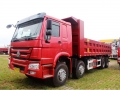 Hot vente 40 tonnes, camion à benne HOWO 8 x 4 benne, Dumper